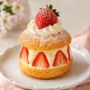 Strawberry Cream Puff